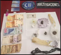 Villa Las Rosas elementos secuestrados