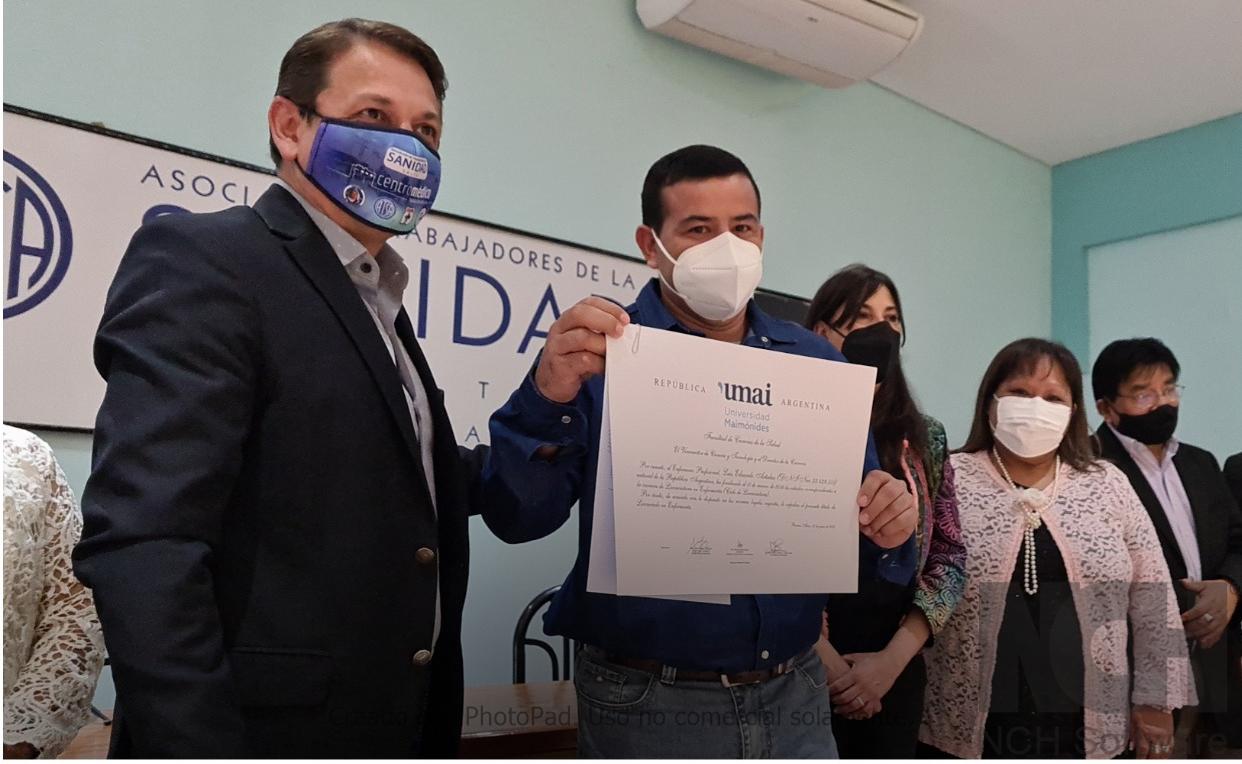 ATSa un enfermero de Sta Victoria Oeste es licenciado (1)