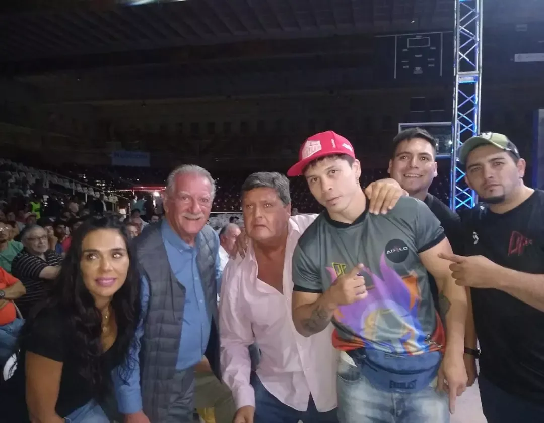 Durval con Marocco y Claudia Vázquez