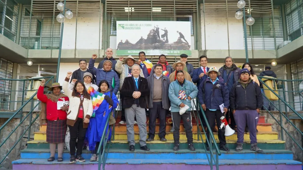 la unsa recibio comunidades indigenas 2