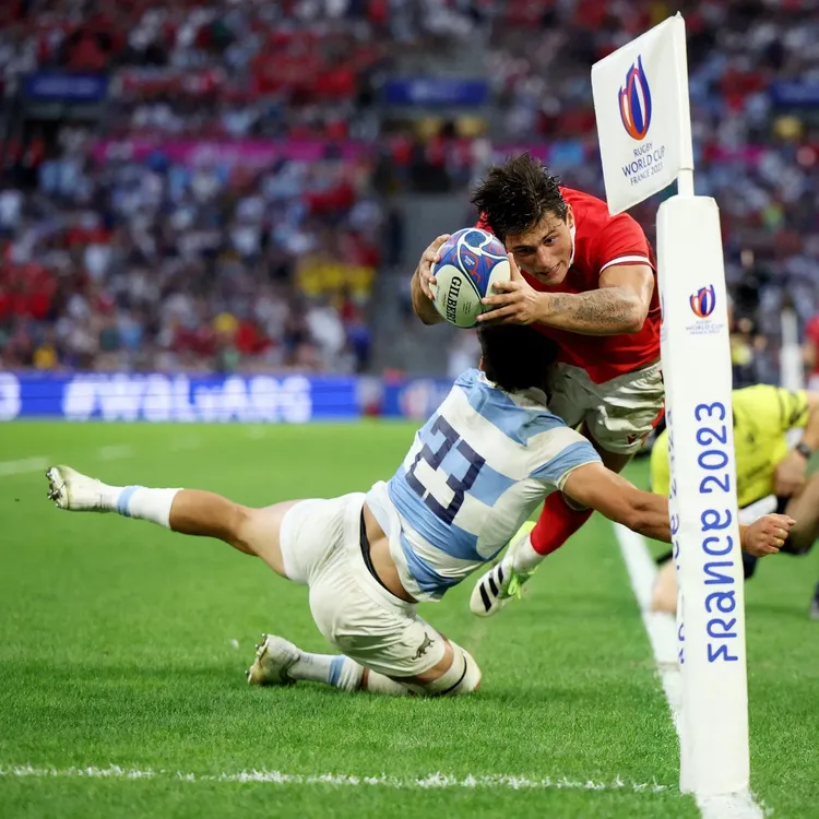 PUMAS Tremendo tackle de Matías Moroni evita el try de Gales 001