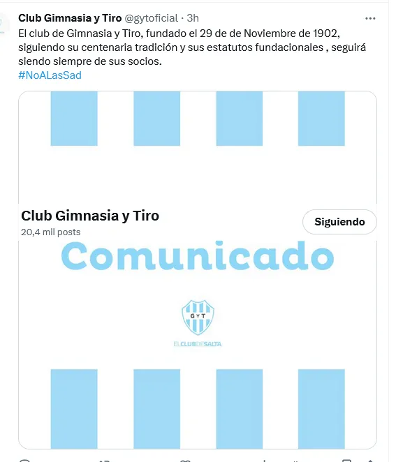 comunicado gyt