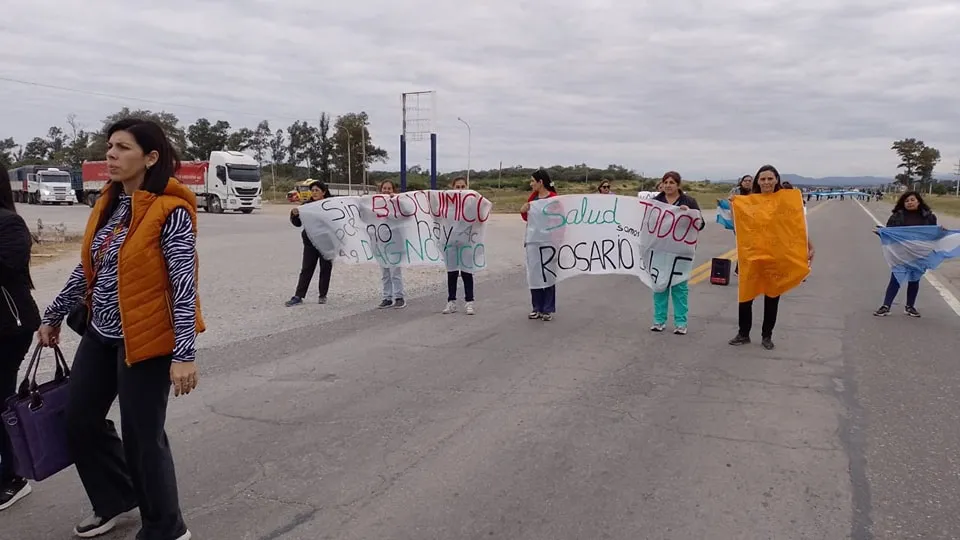 Rosario de la Frontera docentes en la ruta el domingo