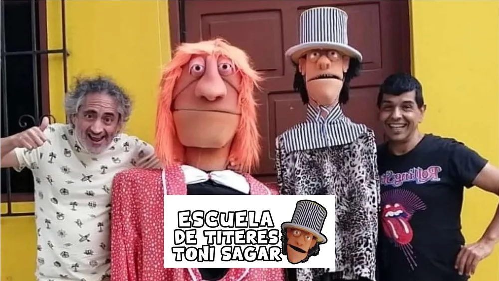 Charly Noriega junto a Toni Sagárnaga