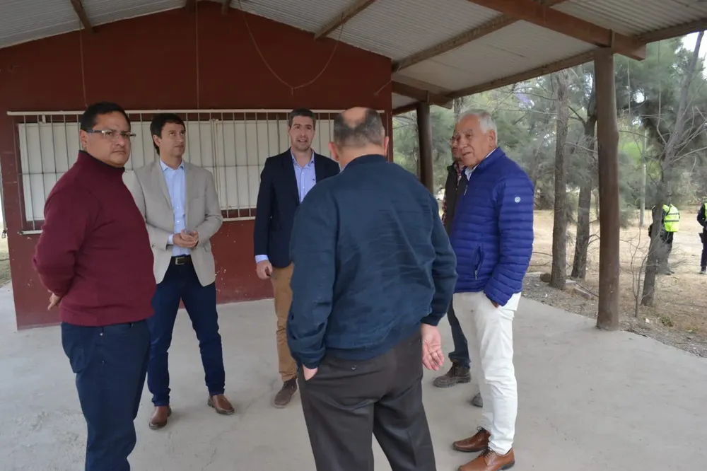 Domínguez- el jefe y el subjefe Miguel Ceballos y Pablo Vilte- senador Javier Mónico y Julio Moreno (6)