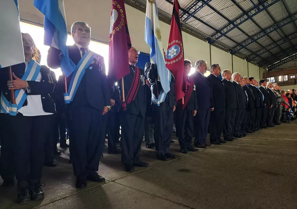 Ex combatientes abanderados