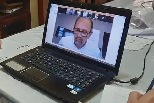 Marcelo Durval García con Camacho