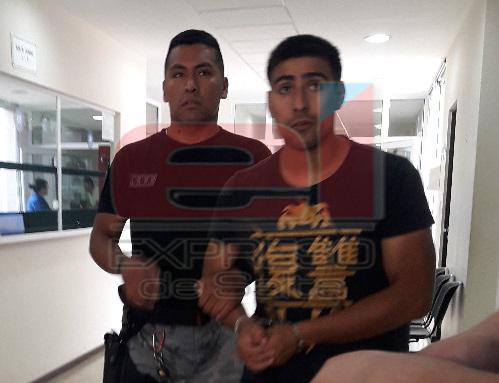 Pablo Nieva en la fiscalía declarando