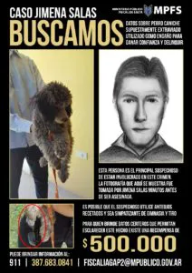 Caso Jimena Salas- Identikit del asesino y el perrito