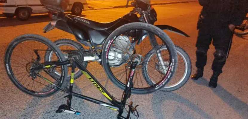 Bicicleta secuestrada