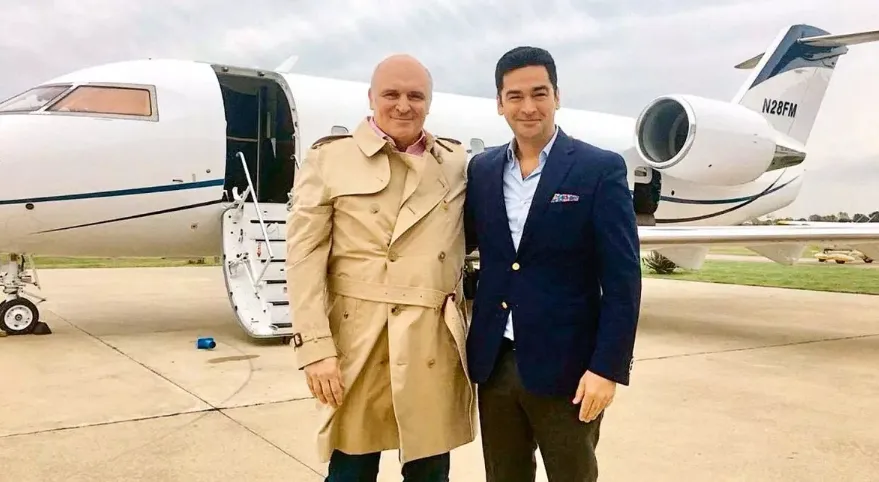 Espert con Federico Fred Machado