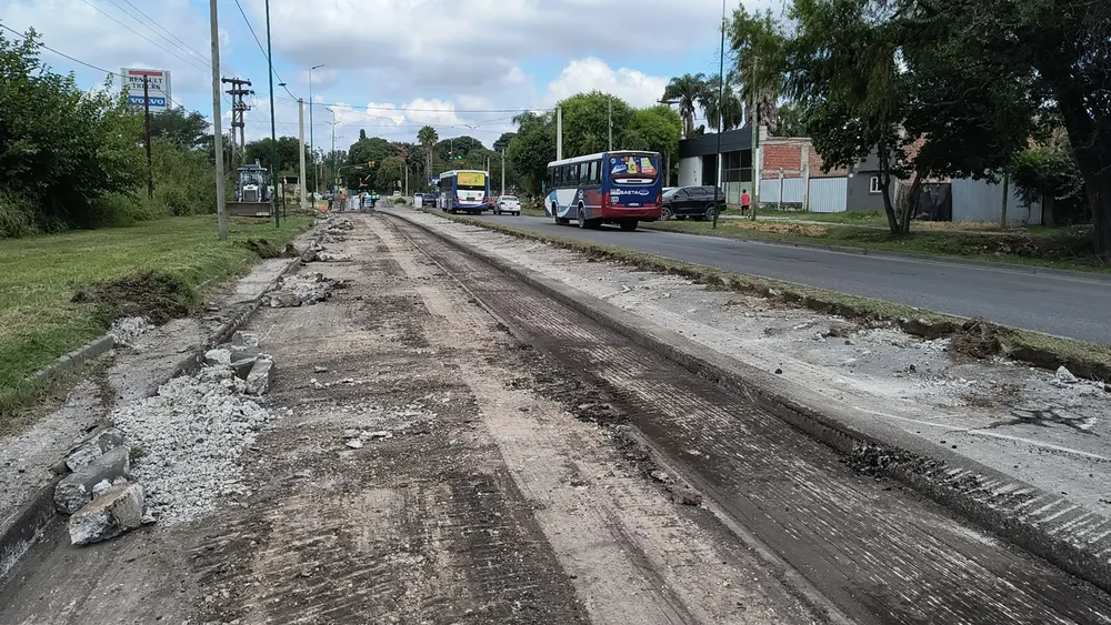 obras avenida Ex Combatientes de Malvinas