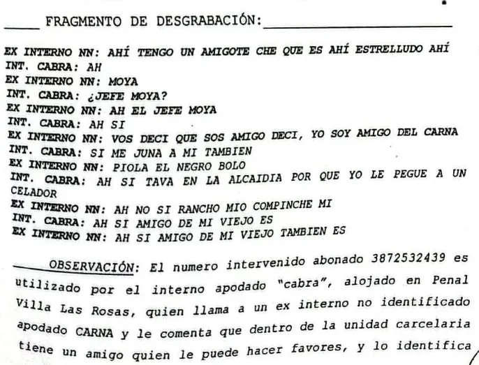 corrupción en villa las rosas