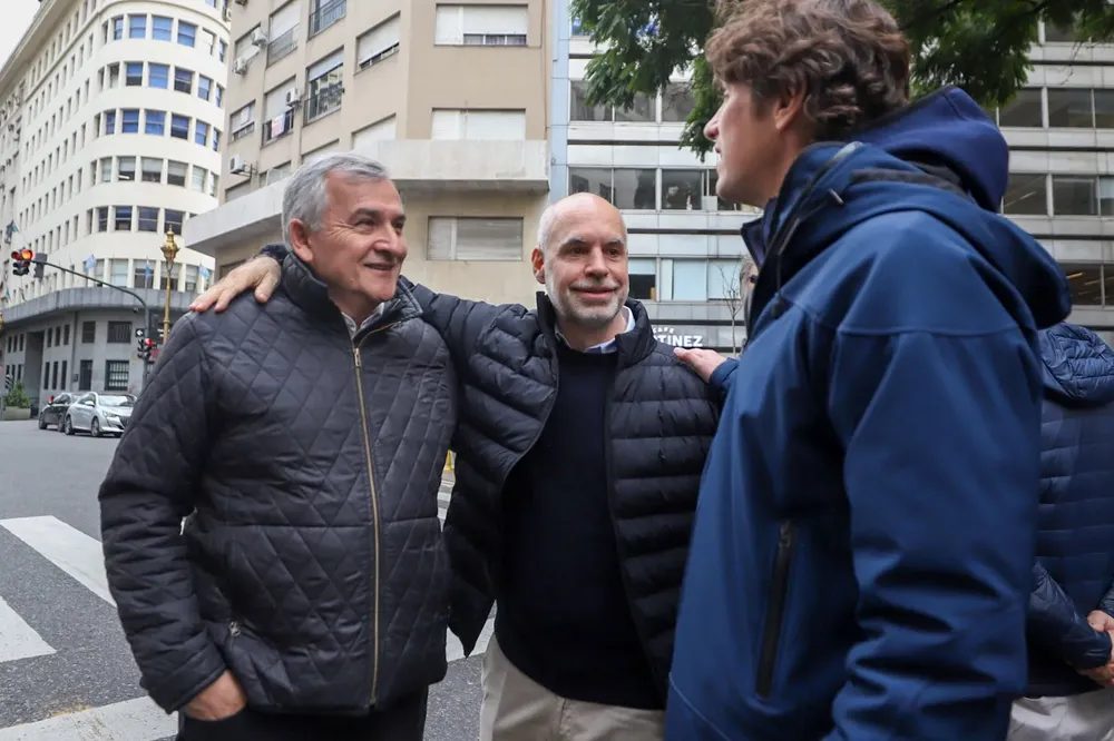 Morales con Larreta y Lousteau