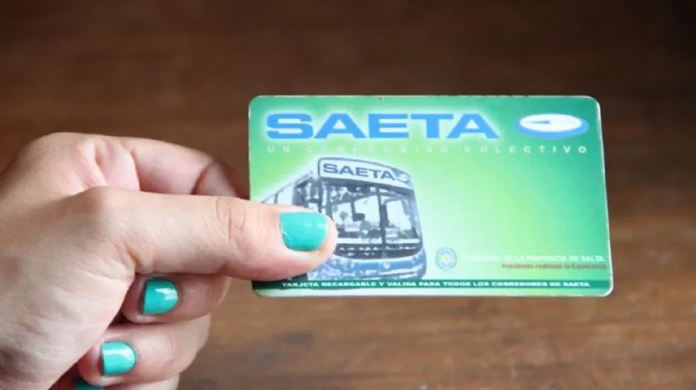SAETA tarjeta pra el colectivo