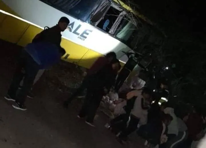 EL CARRIL SINIESTRO VIAL DE UN COLECTIVO 005