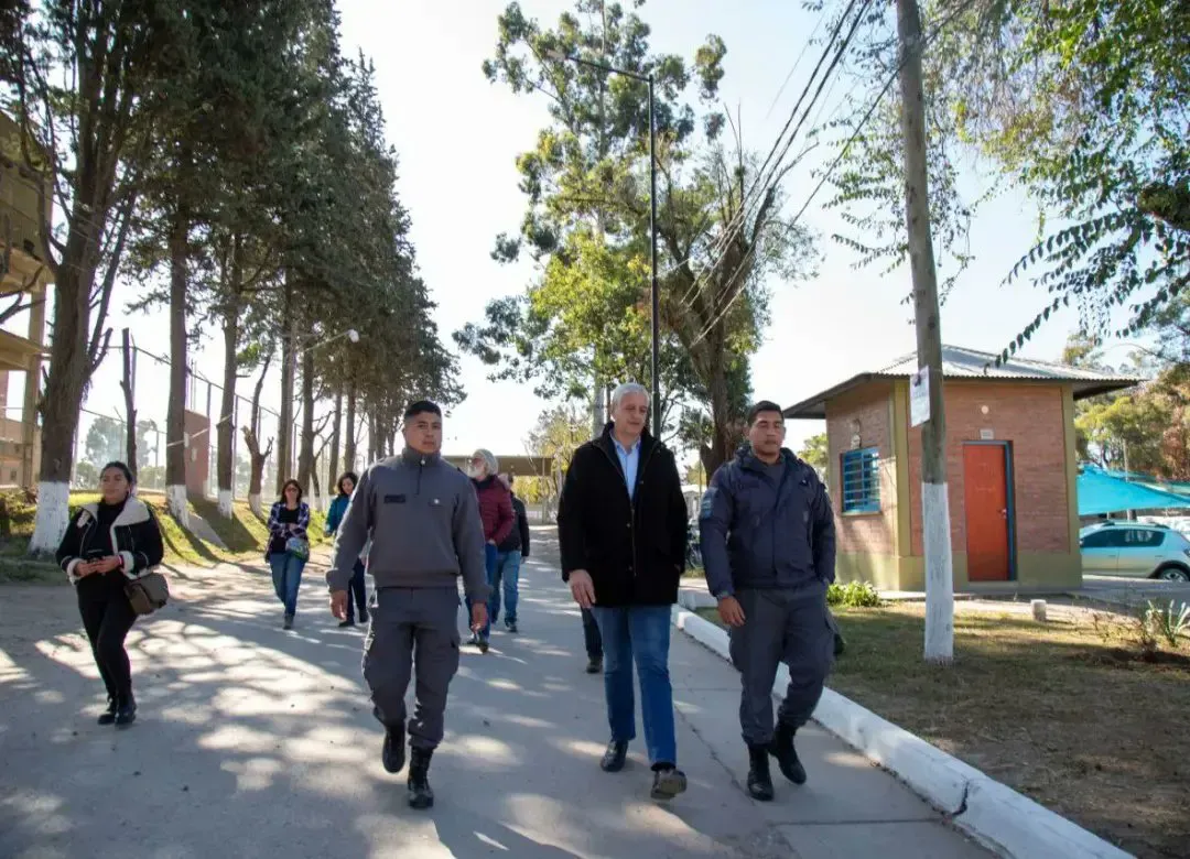Horacio Pietragalla Corte sec de DDHH en la cárcel visitando a los detenidos