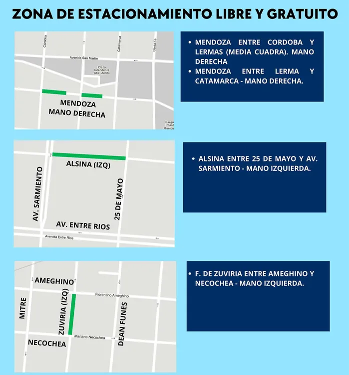 Estacionamiento libre en el centro de Salta (2)