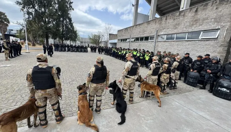 Operativo en el clasico Salteño