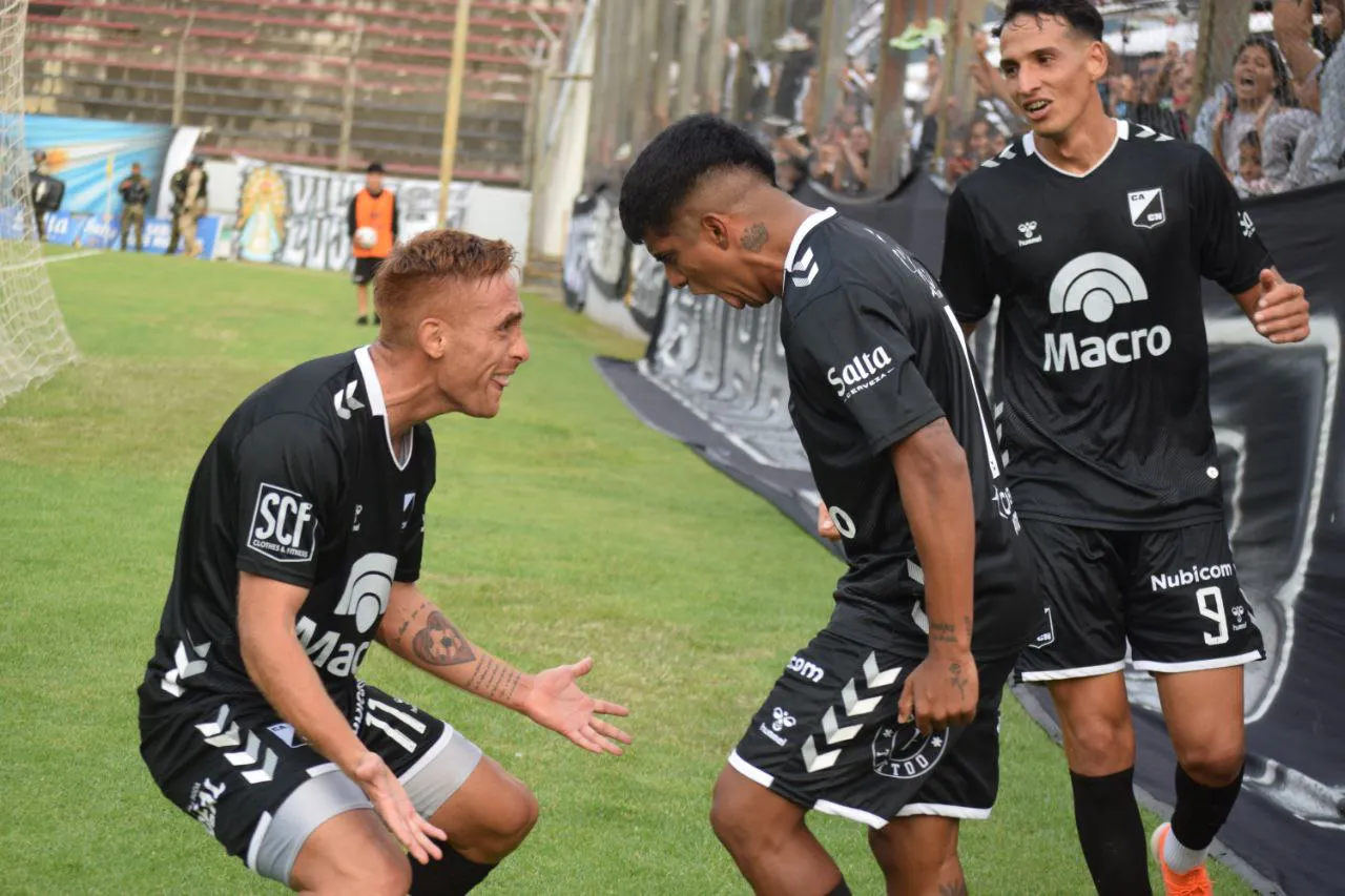 Gol de Ferreyra y festejo