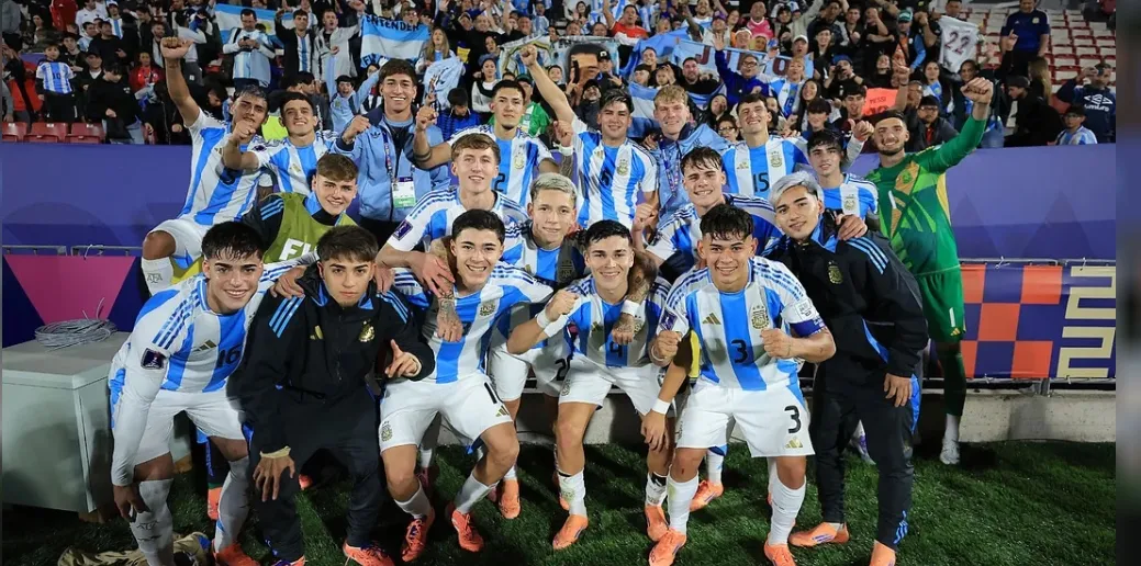 Selección Argentina Sub 20 juega la final en Chile