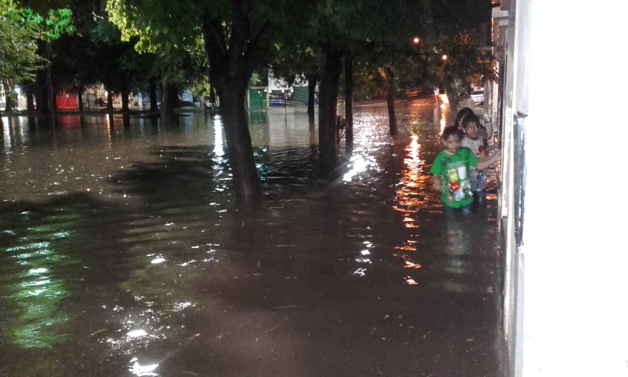 SALTA lluvia de enero e inundación