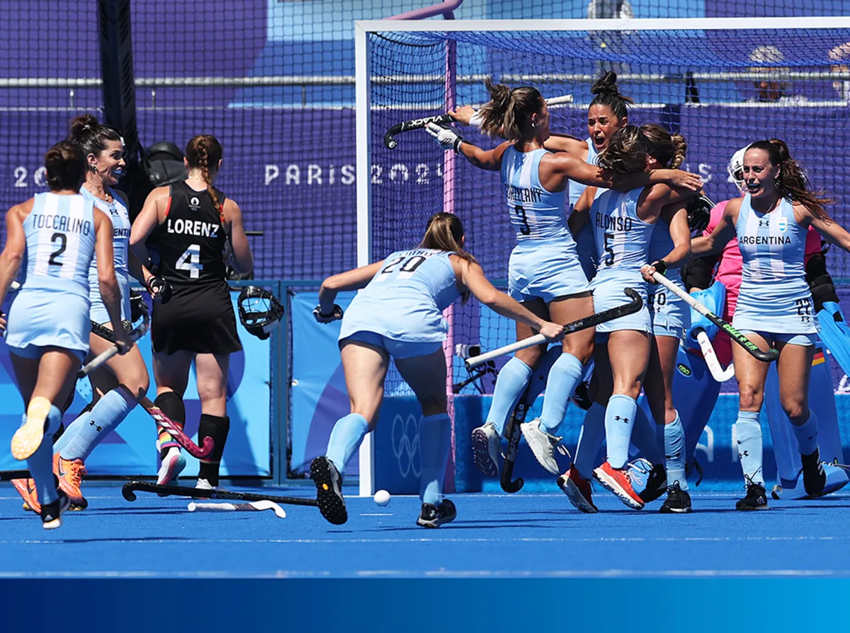 festejo de leonas ante alemania