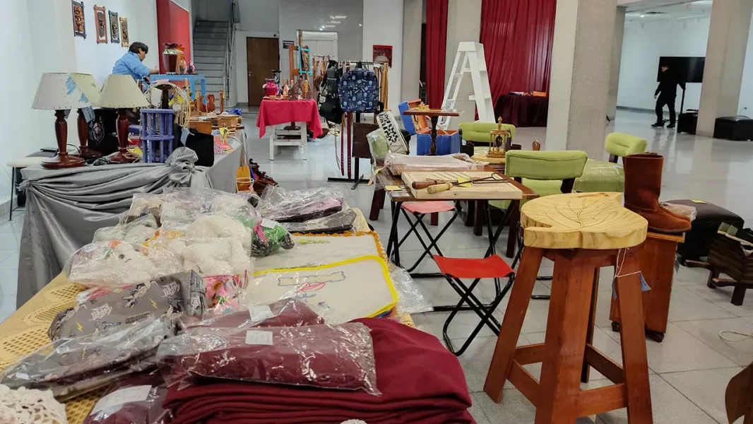 exposición y venta de productos artesanales Servicio Penitenciario