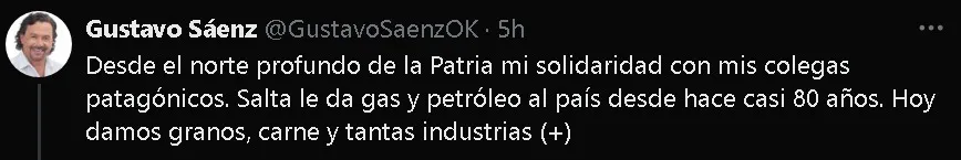 CHUBUT Sáenz también con sus colegas del sur