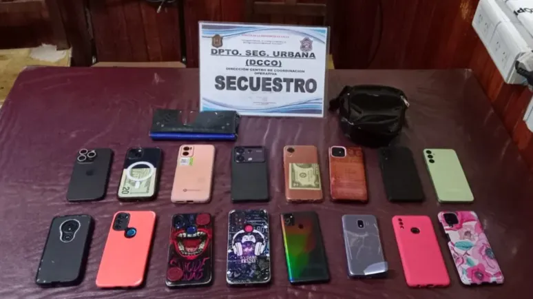 secuestro de telefonos
