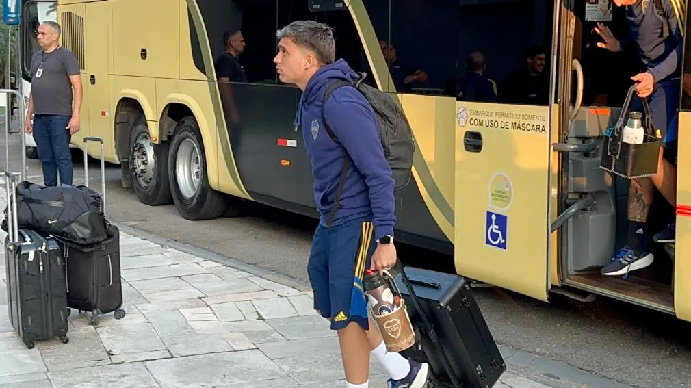 boca ya esta en brasil