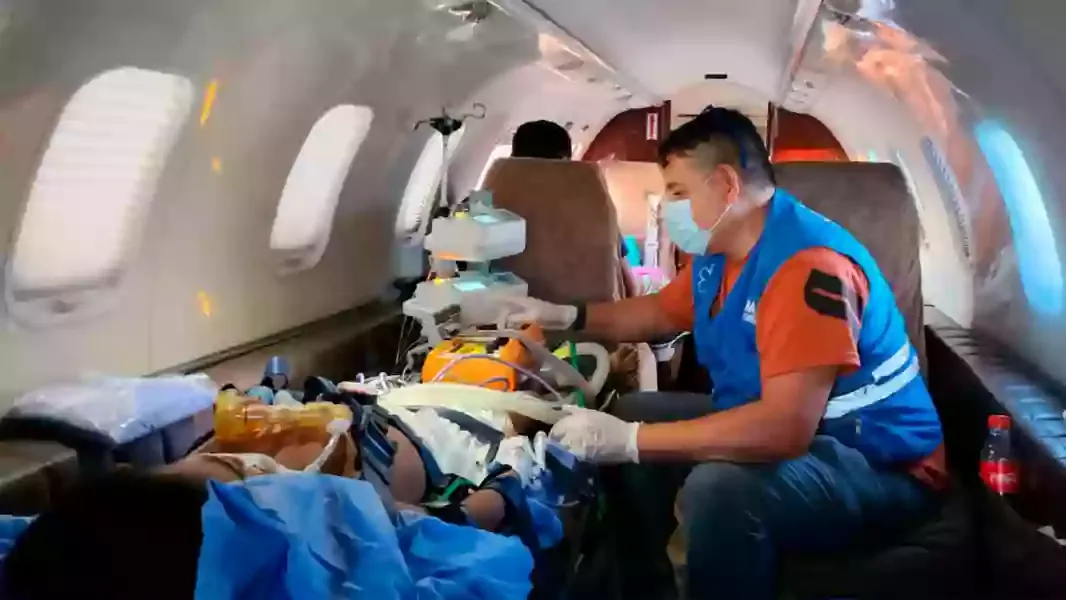 traslados sanitarios aéreos samec