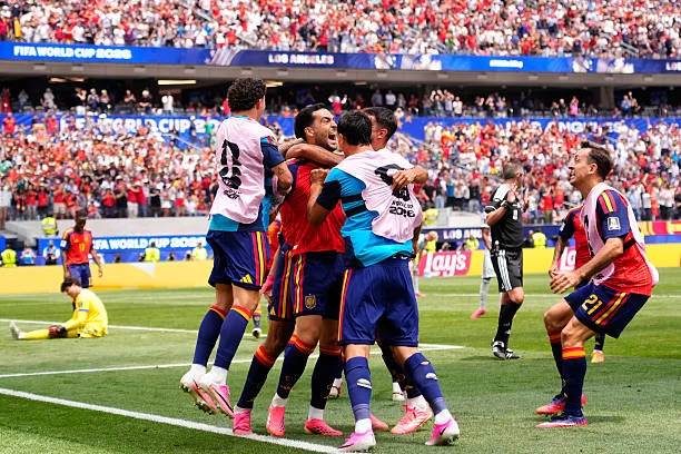 Merino autor del gol de la victoria española (Foto: Getty Images)