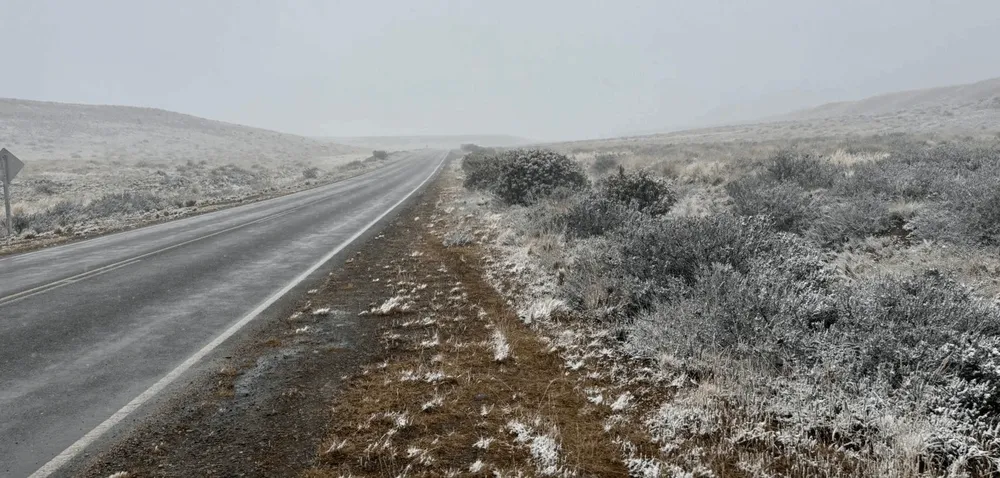 Primera nevada del año en Cachi