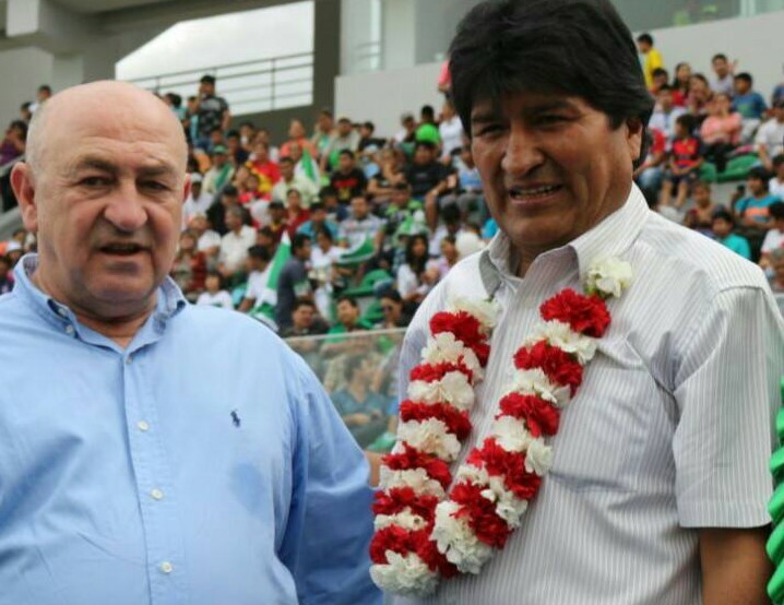 Lapad con Evo Morales web