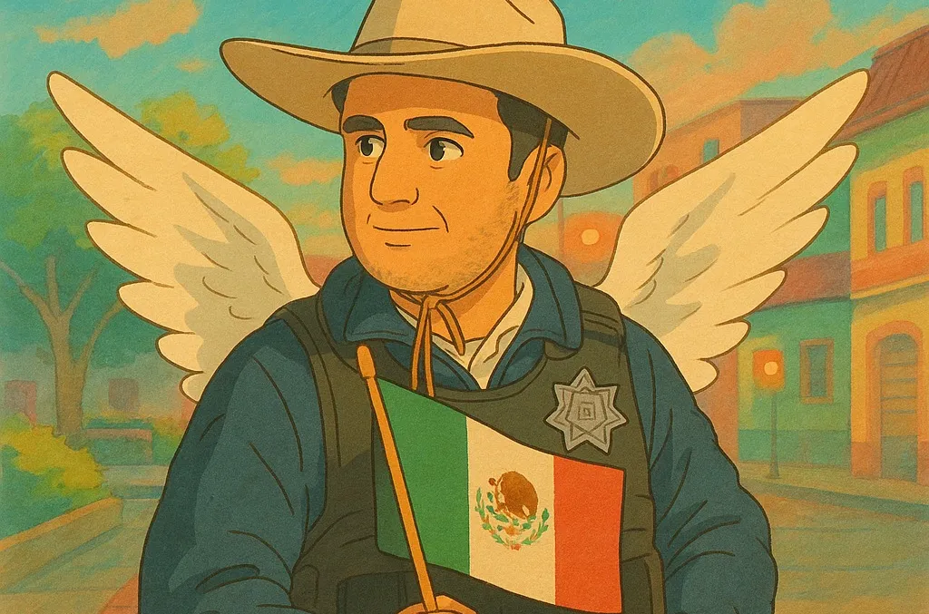 Carlos Manso el Bukele mexicano- dibujo OK