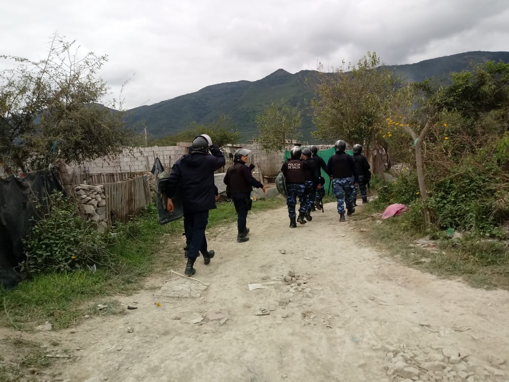 Barrio Urkupiña desalojo