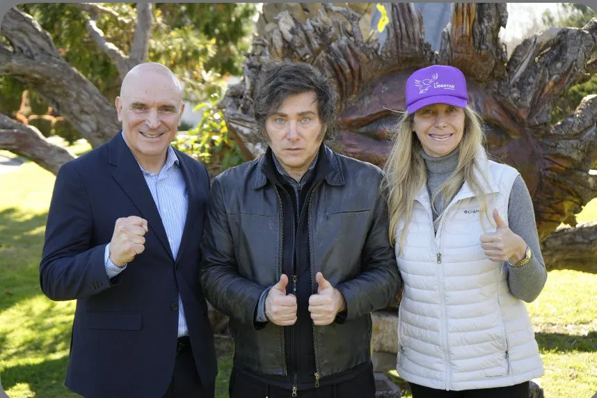 Espert con Milei y Karina