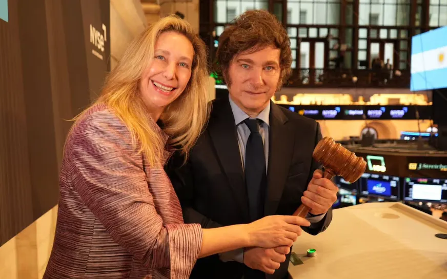 Karina y Javier Milei