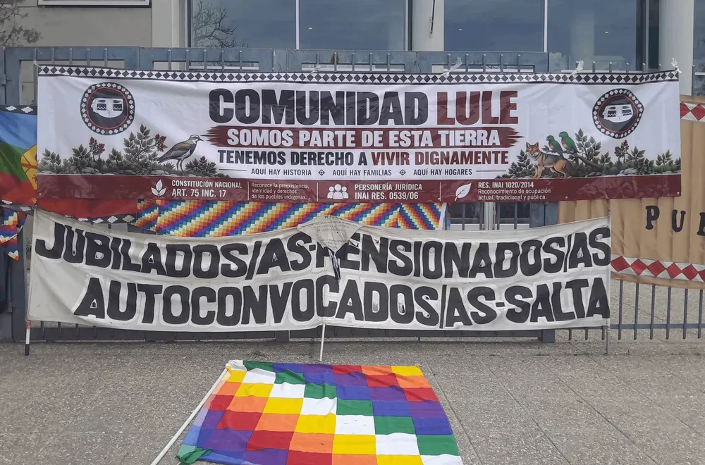 Comunidad Lule suspenden desalojo y la amaneza de derrumbe de 28 viviendas