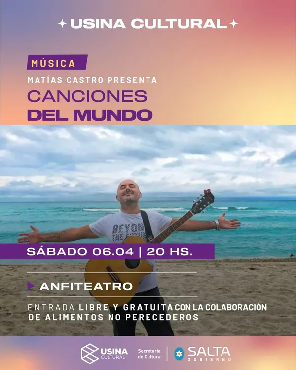 Matías Castro en la Usina Cultural