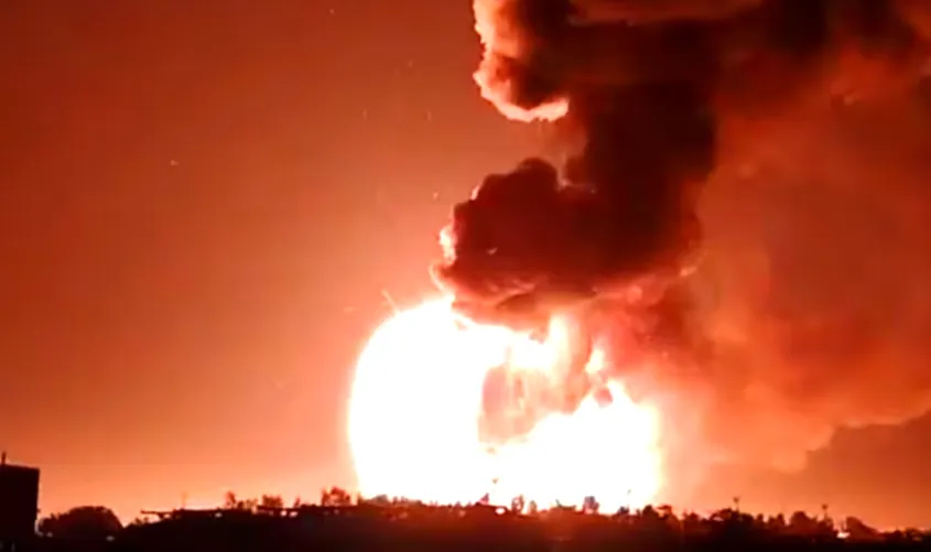 Explosion en Ezeiza