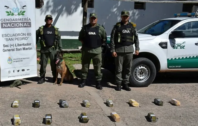 Procedimiento secuestro de drogas jujuy