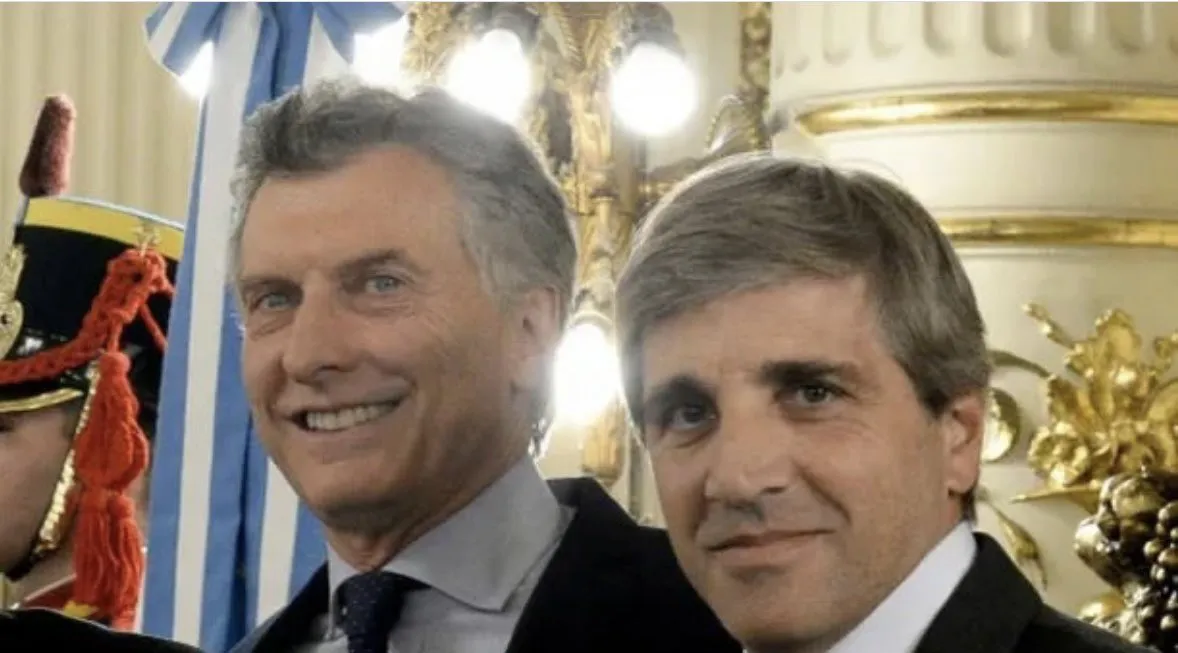 Macri y Luis Toto Caputo