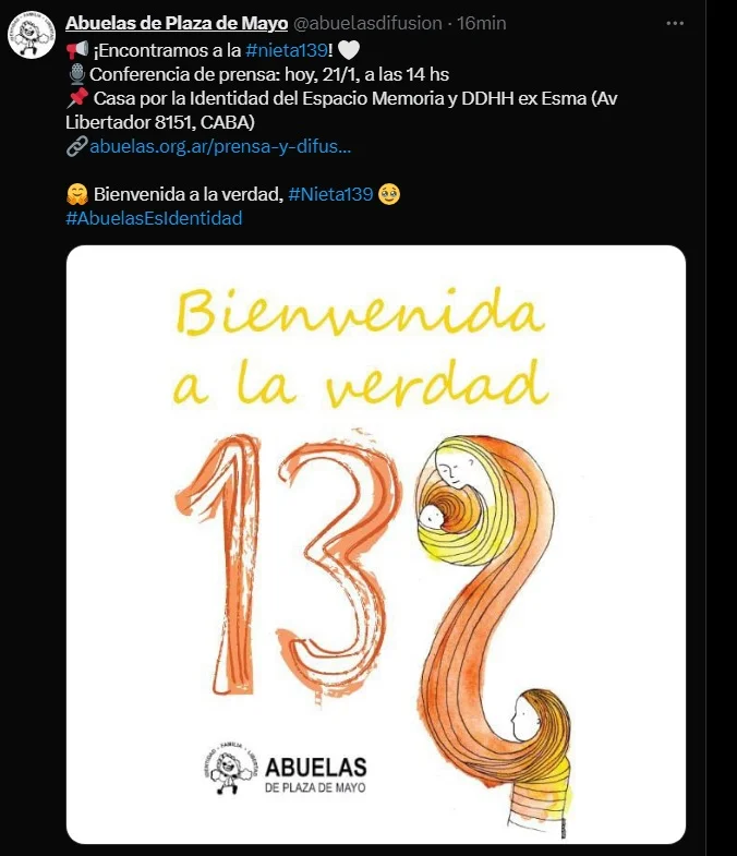 Comunicado Abuelas