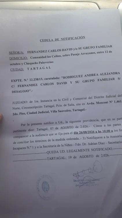 desalojo