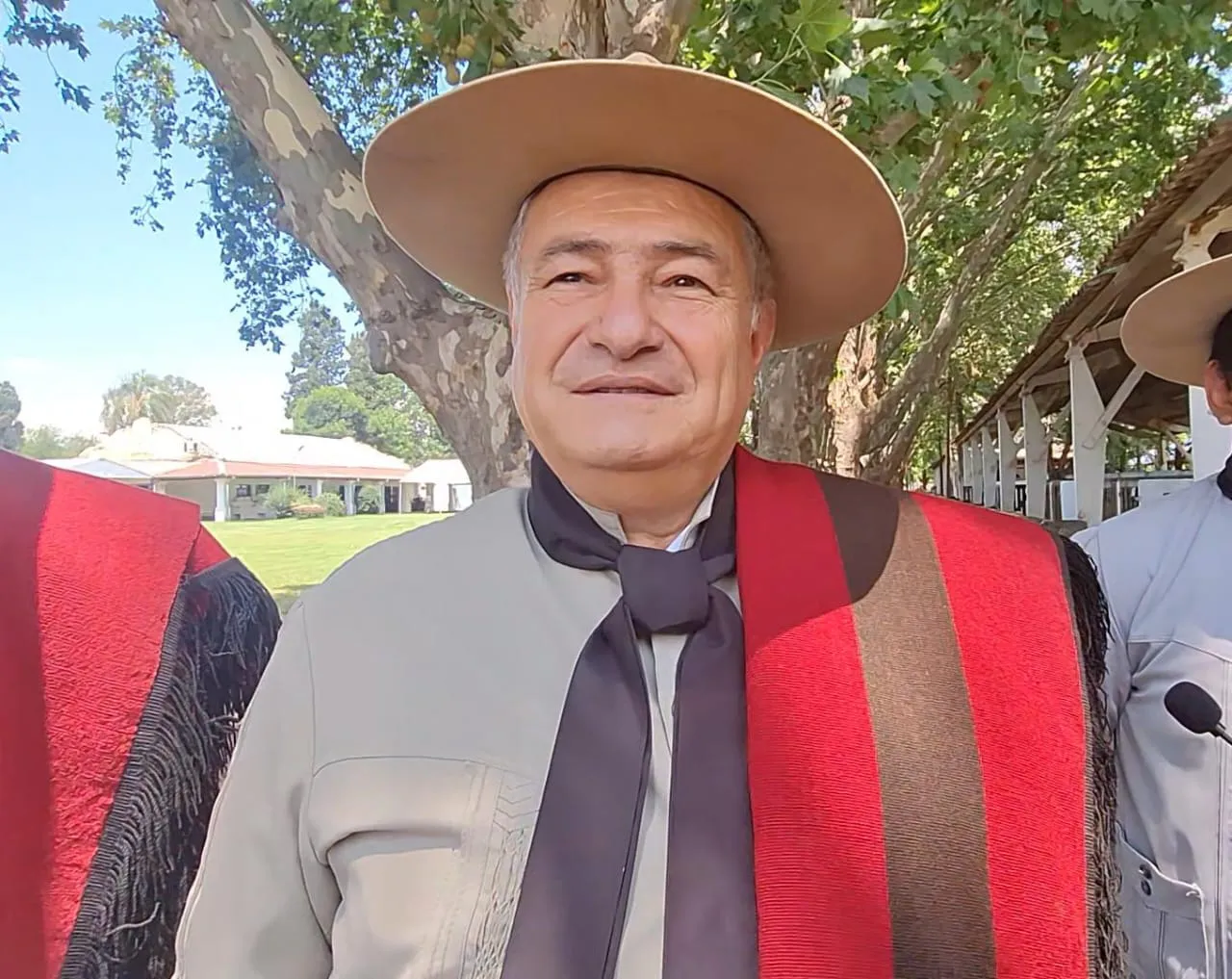 García Bes pte de la Agrupación Gauchos de Guemes