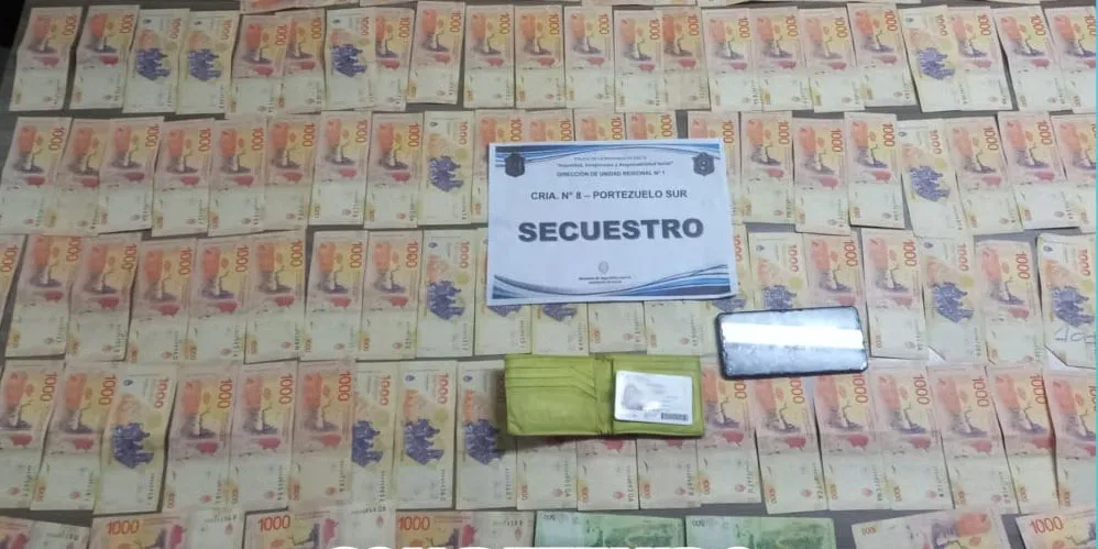 Dinero secuestrado
