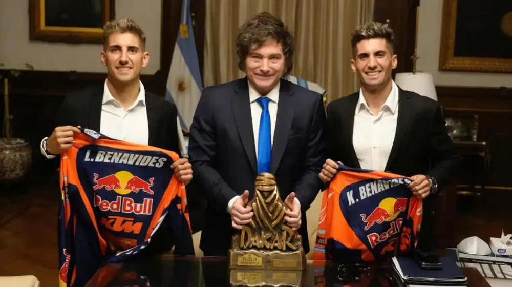 Milei hermanos Benavides