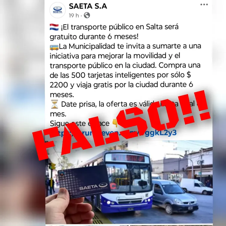 Falsa informacion